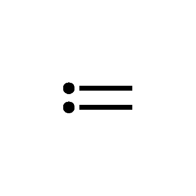 colon followed by equals sign (is defined to be equal to)