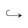 rightwards arrow with hook