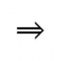 rightwards double arrow (implication)