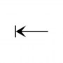 leftwards arrow to bar