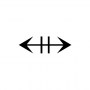 left right arrow with double vertical stroke