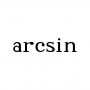 arcsin (inverse sine function)