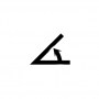 angle with interior counterclockwise arrow