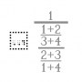 opening hypercomplex-fraction indicator