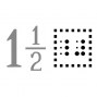 closing fractional-part-of-mixed-number indicator